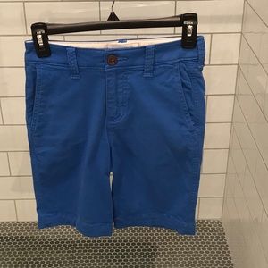 Abercrombie kids khaki blue shorts